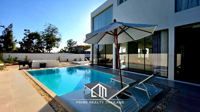 บ้านเดี่ยว ม.ราชภัฏสวนดุสิต หัวหิน : บ้านพักตากอากาศ สไตล์มินิมอล หลังนี้อยู่หัวหิน 88