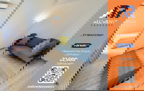🏢 Condo for rent: XT PHAYATHAI. Excellent facilities, near BTS, beautiful room, great price