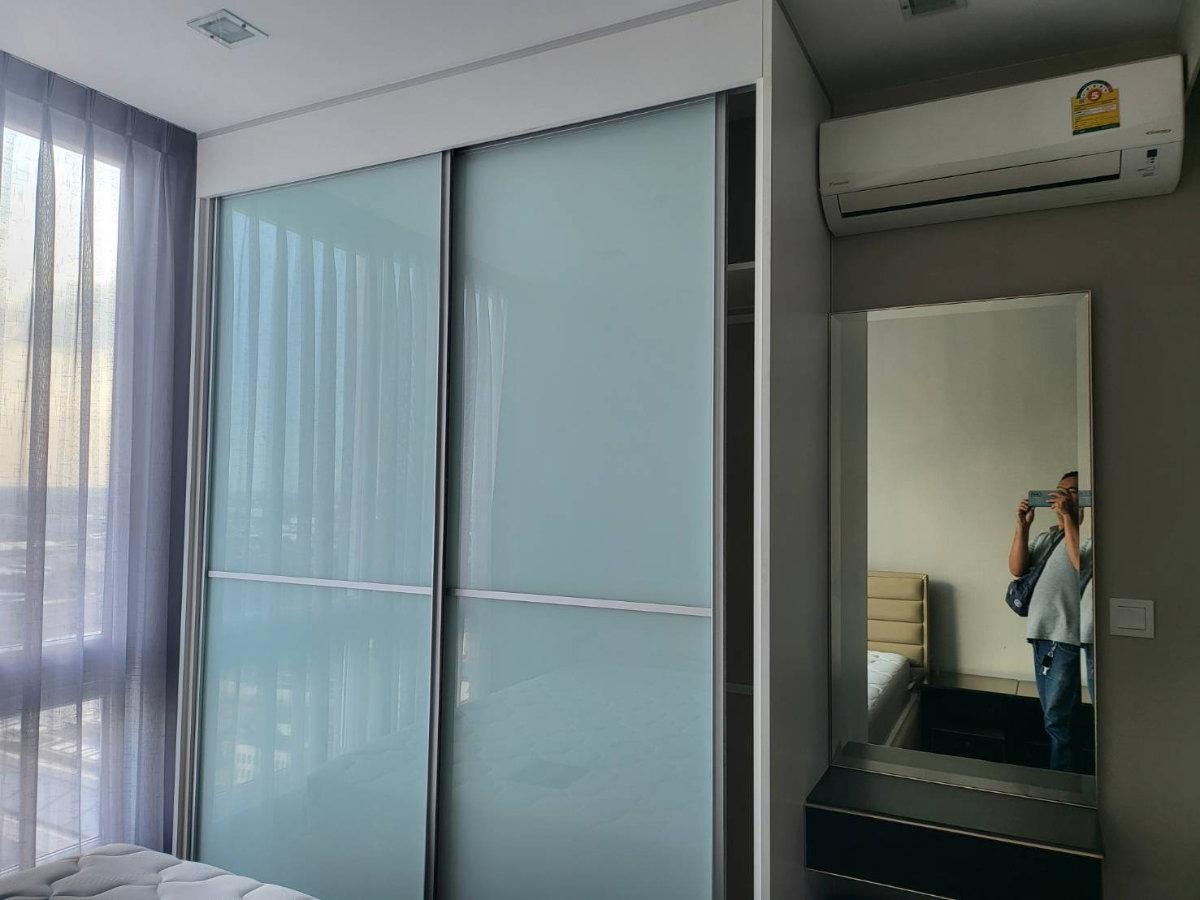 รูป ให้เช่า คอนโด Metropolis Samrong แบบ 1 ห้องนอน 35 ตร.ม ห้องกว้าง แบ่งเป็นสัดส่วน ติด BTS สำโรง เพียง 12,000 บ/ด - รูปที่ 6/8