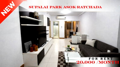 Condos for rent : 💝 Fully Furnished Unit For Rent 📌 Supalai Park Asoke – Ratchada Condominium (Line: @rent2022)  ✨ Ready to move in! ✨ 📌 Ref Code: A11125