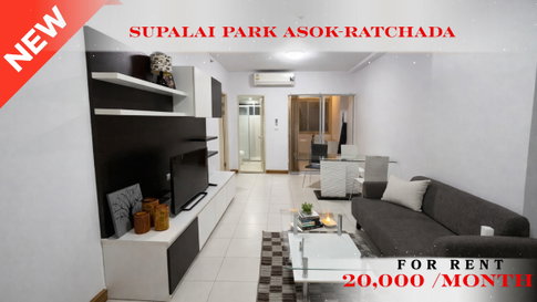 💝 Fully Furnished Unit For Rent 📌 Supalai Park Asoke – Ratchada Condominium (Line: @rent2022) ✨ Ready to move in! ✨ 📌 Ref Code: A11125