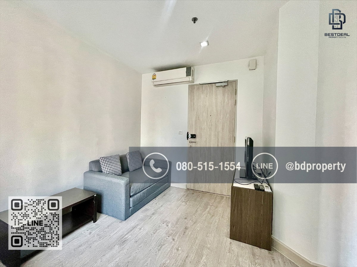 รูป Bestdeal ให้เช่า Studio 22ตรม.ราคา 13,000/เดือนเท่านั้น เฟอร์นิเจอร์และเครื่องใช้ไฟฟ้าครบ “IDEO MOBI RAMA 9” ใกล้MRT และ เซ็นทรัลพระราม 9 เพียง 80 ม. - รูปที่ 5/10