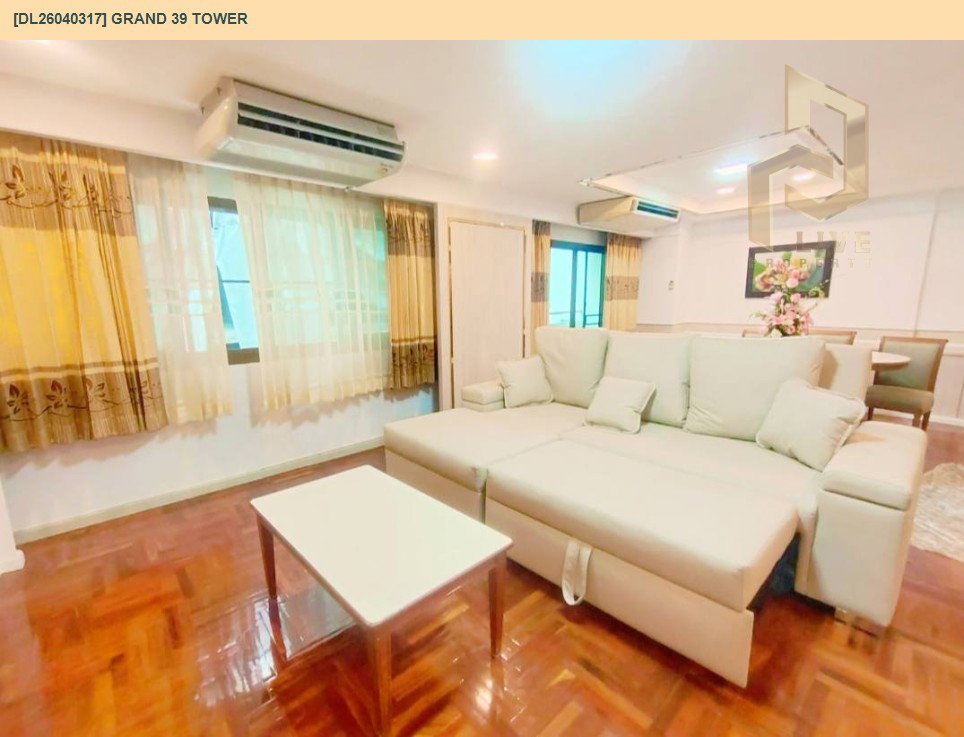 รูป DL26040317 ให้เช่าคอนโด แกรนด์ 39 ทาวเวอร์ (Grand 39 Tower) ใกล้ - พร้อมเข้าอยู่ โทรด่วน 0800343450 LineID @655ebbvc - รูปที่ 2/9