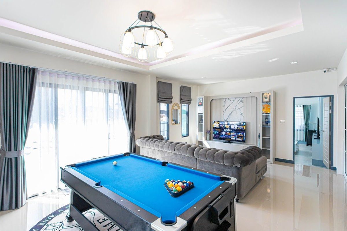 รูป 🏡 พูลวิลล่าให้เช่า หนองจ๊อม | 4 ห้องนอน บ้านหรู เฟอร์ครบ พร้อมสระส่วนตัว - รูปที่ 25/33