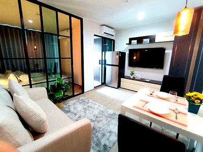 คอนโดให้เช่า : 🌈ราคาพิเศษ ด่วนๆ ให้เช่า! Rye Condo Sukhumvit 101/1 | ห้องแต่งสวยหรู เฟอร์-ค.ไฟฟ้าครบ เพียง 11,400.- 📞 099-182-5224 | Line: Manee_me_condo🌈