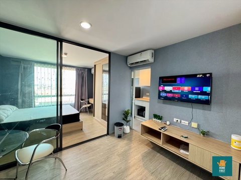 ให้เช่า Polis Condo สุขสวัสดิ์ 64 30ตรม. เฟอร์ครบ 8,000 บาท