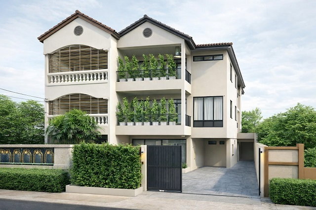 รูป เมเจอร์ ซีนีเพล็กซ์ เอกมัย 1.5 กม. ใกล้BTSเอกมัย 1.2กม.ดีไซน์ทันสมัย ทาวน์เฮ้าส์ใหม่ 3.5 ชั้น 4 นอน 5 น้ำ 31ตร.ว. 380ตร.ม. - รูปที่ 1/8