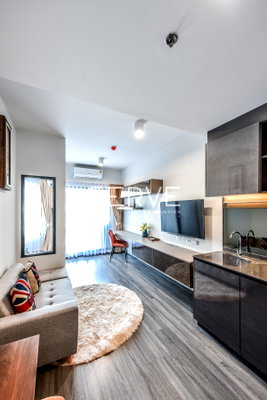 Condos for rent : 1 Bed Large Room City view Fully Furnished Good Location Close to MRT Sam Yan 400 m,Chulalongkorn University @  Ideo Chula - Samyan