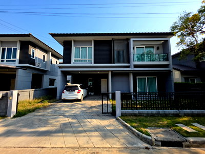 Houses for rent Pathumthani : 🔥 URGENT RENTAL 🔥 Spacious Detached House at Centro Chaiyaphruek-345. Complete facilities and the best price in the project!