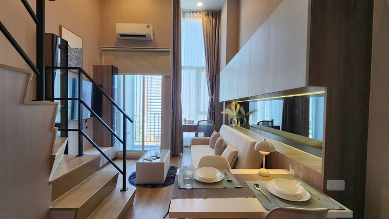 ให้เช่า ✨ Culture Thonglor ✨Duplex 1 ห้องนอน ขนาด 34.5 ตรม ห้องกว้างมีโซนนั่งทำงาน พร้อมเข้าอยู่🥰 ใกล้ BTS ทองหล่อ 🚅