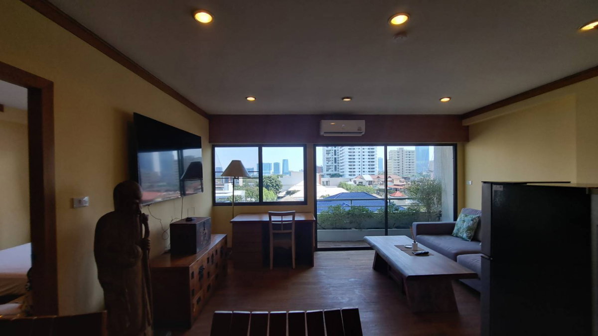 รูป ให้เช่า สราญใจแมนชั่น(Saranjai Mansion) 1นอน 1น้ำ เงียบสงบ วิวสวย ไม่โดนตึกบล็อกวิว  - รูปที่ 9/13