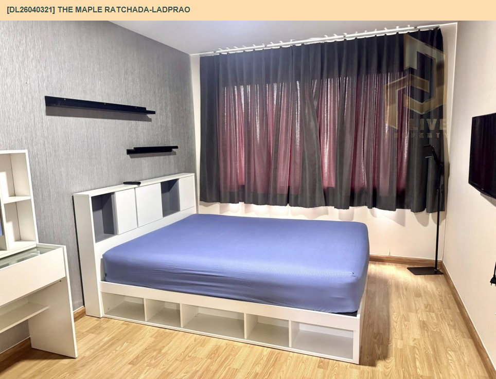 รูป DL26040321 ให้เช่าคอนโด เดอะ เมเปิ้ล รัชดา-ลาดพร้าว (The Maple Ratchada-Ladprao) ใกล้ MRT รัชดา พร้อมเข้าอยู่ โทรด่วน 0614453194 LineID @162cjixi - รูปที่ 4/6