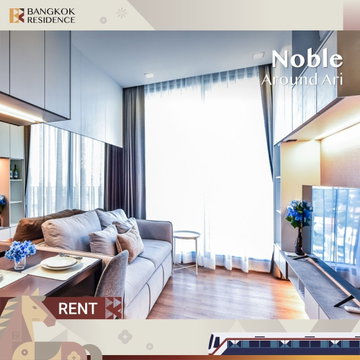  Condo for Rent 🌃 Noble Around Ari, near BTS Ari, 29K, 1BR, 34.50 sqm 🛋️ Beautiful Room, Newly Renovated Unit 