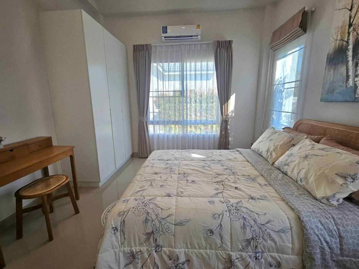 รูป ให้เช่า Pool Villa หางดง(บ้านถวาย) เชียงใหม่ พร้อมตกแต่ง เฟอร์ไม้สักทุกห้อง (R1030) T.0946511456 - รูปที่ 8/13