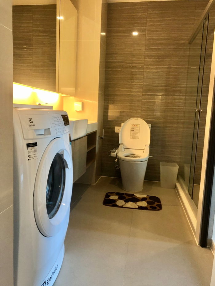 รูป ปล่อยขาดทุน!! Knightsbridge the ocean Sriracha (ศรีราชา)วิวภูเขา (ถ่ายจากห้องจริง วิวจริง ตรงปก) ห้องมุม  เฟอร์นิเจอร์/เครื่องใช้ไฟฟ้าครบ - รูปที่ 9/13