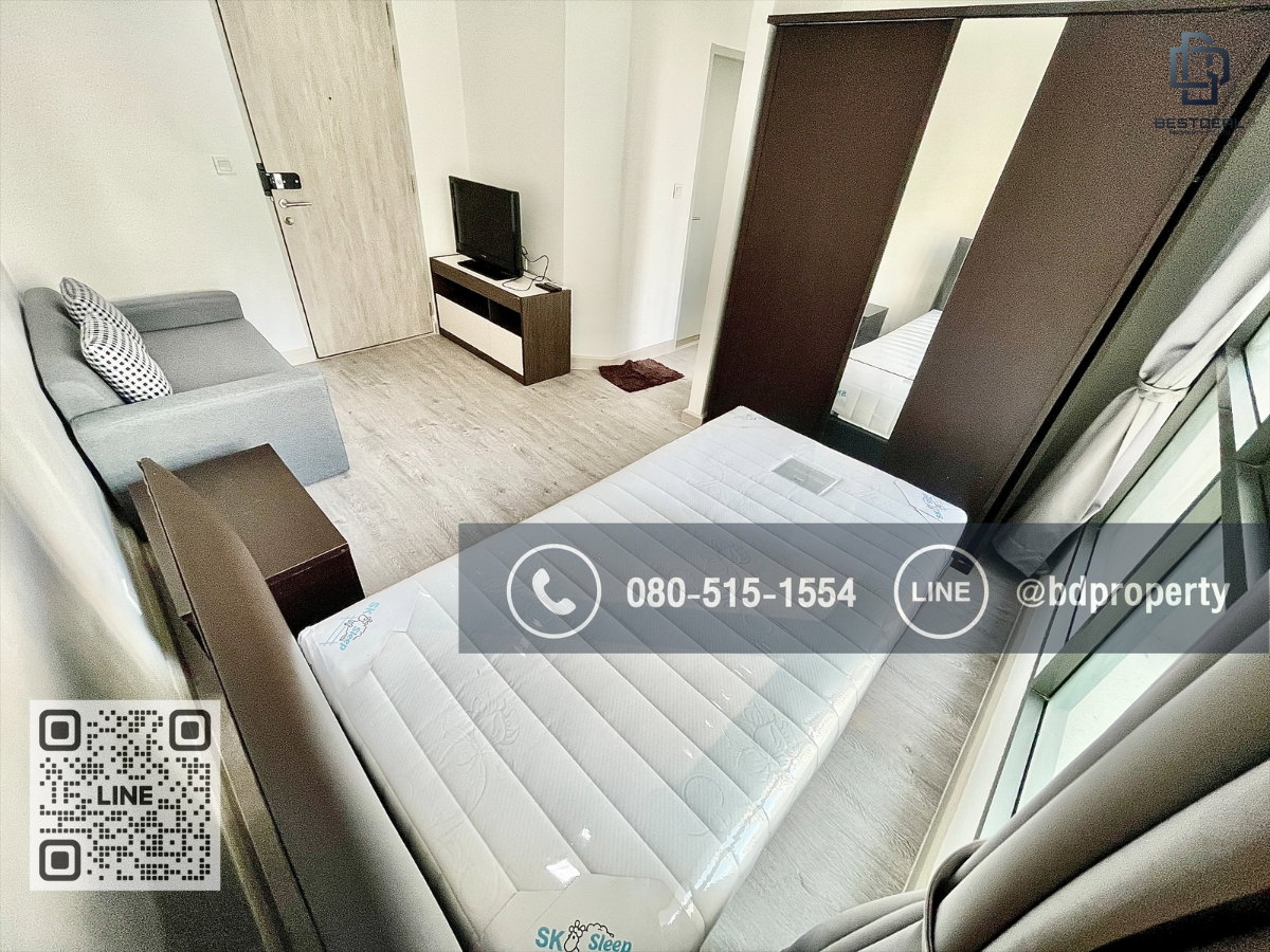 รูป Bestdeal ให้เช่า Studio 22ตรม.ราคา 13,000/เดือนเท่านั้น เฟอร์นิเจอร์และเครื่องใช้ไฟฟ้าครบ “IDEO MOBI RAMA 9” ใกล้MRT และ เซ็นทรัลพระราม 9 เพียง 80 ม. - รูปที่ 4/10