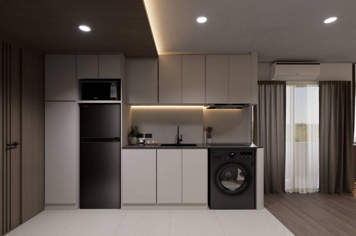 รูป ขายคอนโดบุญมาศ นิมมานซอย15 เชียงใหม่ ใกล้มหาวิทยาลัยเชียงใหม่ (C508) T.0946511456 - รูปที่ 8/9
