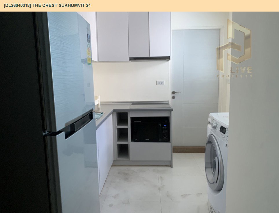 รูป DL26040318 ให้เช่าคอนโด เดอะ เครสท์ สุขุมวิท 24 (The Crest Sukhumvit 24) ใกล้ BTS พร้อมพงษ์ พร้อมเข้าอยู่ โทรด่วน 0656133286 LineID @534wlwof - รูปที่ 14/14