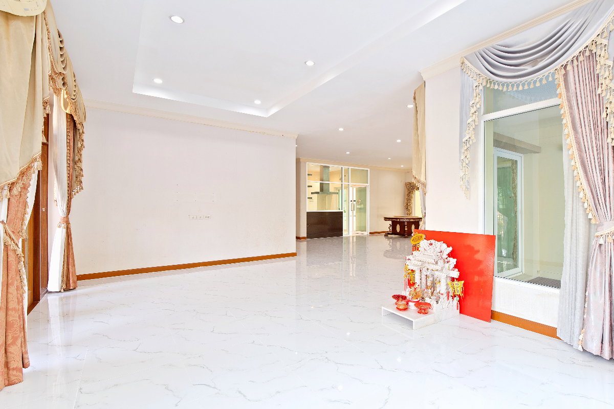 รูป [บ้านวิวสระ] คิวเฮ้าส์ อเวนิว พระราม 5 บ้านเดี่ยวหลังใหญ่ บรรยากาศรีสอร์ท  - รูปที่ 17/25