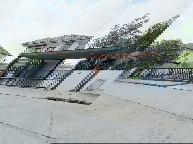 รูป หนองจอก  ประชาสำราญ หมู่บ้านเอ็กซ์เทนโซ  ใกล้ สถานีตำรวจประชาสำราญ นัดชมบ้าน 085-318-6868 คุณวา - รูปที่ 1/24