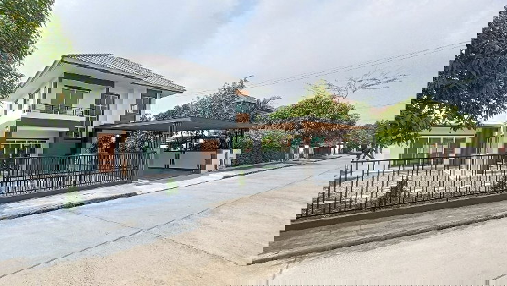 รูป หนองจอก  ประชาสำราญ หมู่บ้านเอ็กซ์เทนโซ  ใกล้ สถานีตำรวจประชาสำราญ นัดชมบ้าน 085-318-6868 คุณวา - รูปที่ 2/24