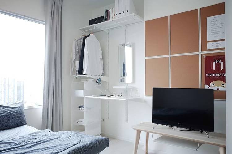 รูป ปล่อยเช่า Aspire สาทร–ท่าพระ ชั้น 26 🌆 เฟอร์ครบ + Digital Lock 🔐 Smart TV 📺 แอร์ Inverter ❄️ เดิน 100 ม. ถึงเดอะมอลล์ 🛍️ เพียง 9,500/เดือน ✨ - รูปที่ 3/9