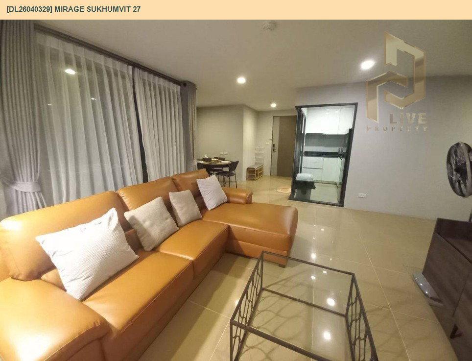 รูป DL26040329 ให้เช่าคอนโด มิราจ สุขุมวิท 27 (Mirage Sukhumvit 27) ใกล้ MRT สุขุมวิท พร้อมเข้าอยู่ โทรด่วน 0614453194 LineID @162cjixi - รูปที่ 2/19