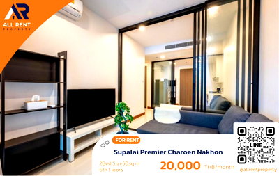 Condos for rent Klongsan Station : 🔥 Beautiful, well-sized room, ready to move in, Supalai Premier Charoen Nakhon | 22,000