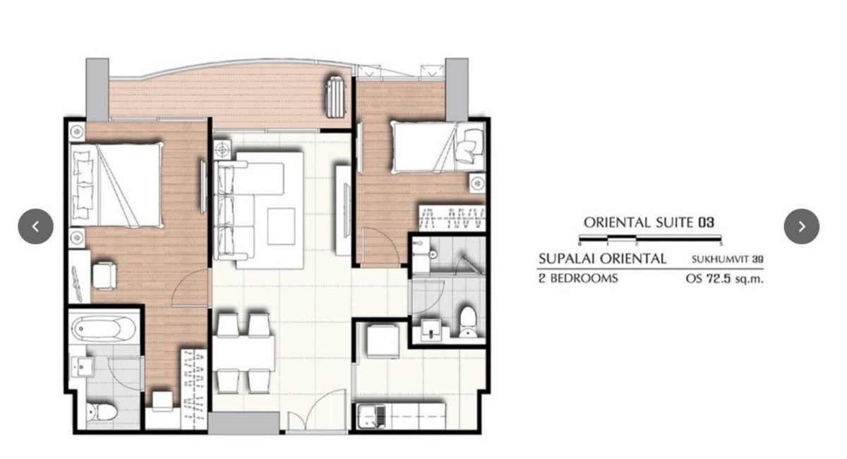 รูป #A124294 ✅ 9/4/69  ขายคอนโด Supalai Oriental Sukhumvit 39  📲📢สอบถาม ld line @condoboy - รูปที่ 7/8