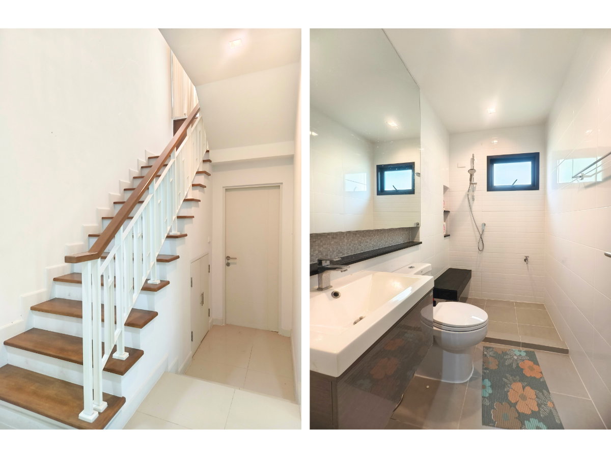 รูป ขาย บ้านเดี่ยว แปลงมุมติดสวน ถูกที่สุดใน type เดียวกัน มีห้องนอนชั้นล่าง ตกแต่งสวยพร้อมอยู่ หมู่บ้านบุราสิริ วงแหวน-อ่อนนุช 4ห้องนอน 4ห้องน้ำ - รูปที่ 14/30