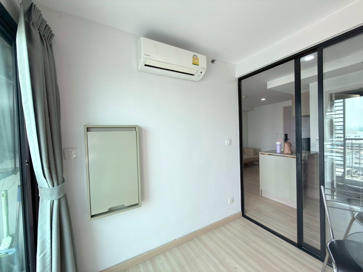 รูป ให้เช่าคอนโด ไนท์บริดจ์ สกายซิตี้ สะพานใหม่ ติดBTSสายหยุด พร้อมเฟอร์นิเจอร์ และเครื่องใช้ไฟฟ้า ขนาด 34.5 ตร.ม. 12,000/เดือน - รูปที่ 9/11