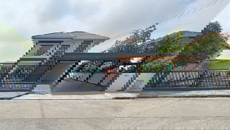 รูป หนองจอก  ประชาสำราญ หมู่บ้านเอ็กซ์เทนโซ  ใกล้ สถานีตำรวจประชาสำราญ นัดชมบ้าน 085-318-6868 คุณวา - รูปที่ 3/24