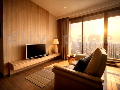 คอนโดให้เช่า : ▚ LI140ツ ให้เช่า: Rhythm Charoenkrung Pavillion 2BR 98sqm. 79K ✨ ห้องไซส์ใหญ่ วิวสวย พร้อมห้องเมดและโซนซักล้างแยก ชั้นสูงทิศไม่ร้อน 🏙️