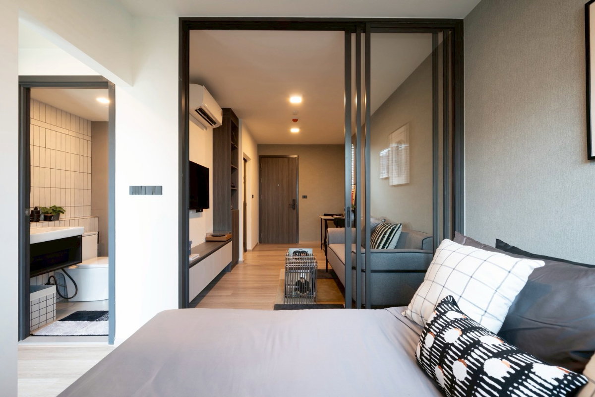 รูป 🩵 Chapter One More Kaset ห้องแต่งครบ ครัวแยก ฟังก์ชันลงตัว อยู่สบาย + ลงทุนคุ้ม | เริ่ม 2.79 ลบ. 📲 LINE: @wsrcondo โทร 093-1681685 - รูปที่ 1/12