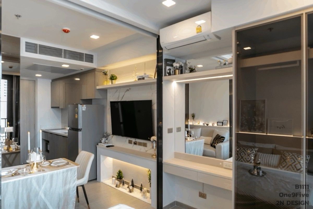 รูป 🔥 งบ 20K ได้อยู่ One9Five อโศก ห้องสวยพร้อมอยู่! - รูปที่ 2/23