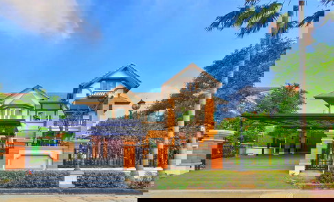 [บ้านสวยพร้อมอยู่] บ้านเดี่ยวหลังใหญ่ 162 ตร.ว. คิวเฮ้าส์ อเวนิว พระราม 5 มีเรือนรับรอง ใกล้ รร.เด่นหล้า