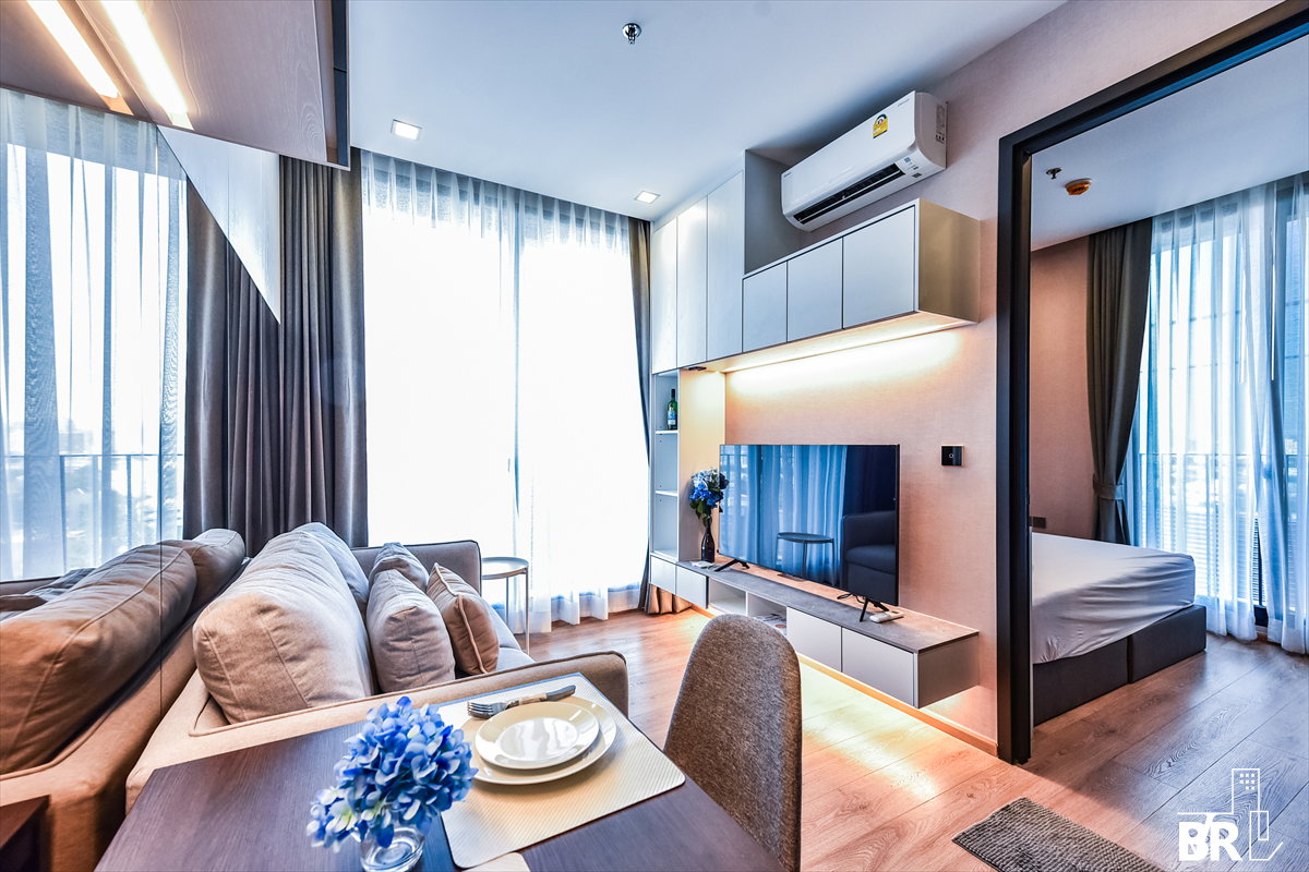 รูป  เช่าคอนโด 🌃 Noble Around Ari ใกล้ BTS อารีย์ 29K 1นอน 34.50ตรม 🛋️ ห้องสวยมาก พึ่งรีโนเวทเสร็จ  - รูปที่ 2/8