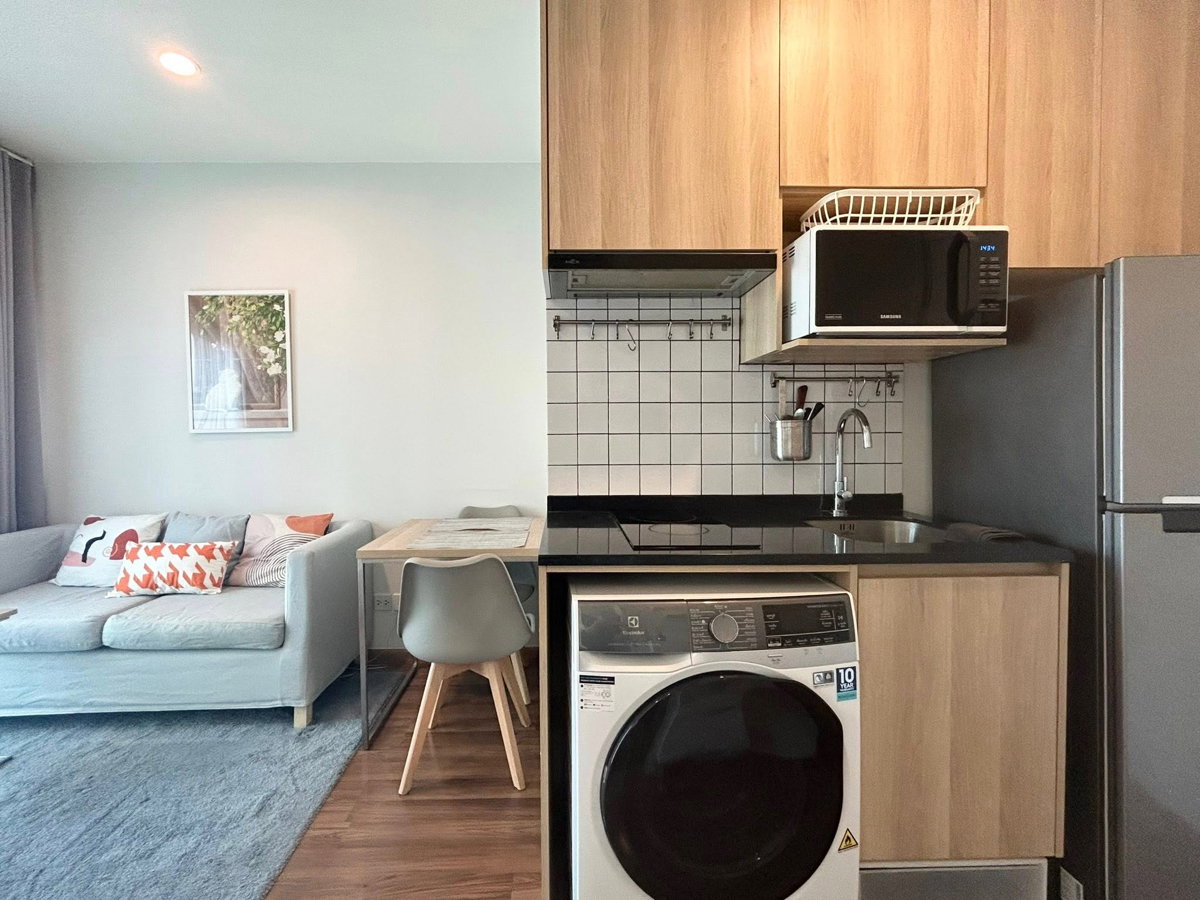 รูป พร้อมให้เช่า❗️" 𝐍𝐨𝐛𝐥𝐞 𝐑𝐞𝐯𝐨𝐥𝐯𝐞 𝐑𝐚𝐭𝐜𝐡𝐚𝐝𝐚 𝟐 "  1 ห้องนอน 26.74 ตร.ม. ชั้น 32 ใกล้ MRT-ศูนย์วัฒนธรรมฯ​ [ 260319] - รูปที่ 4/16