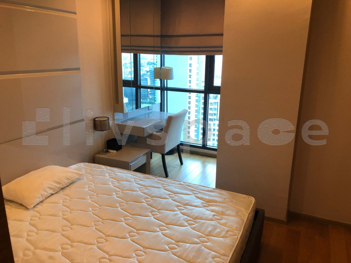 รูป ▚ LI130ツ ให้เช่า: The Address Sathorn 2BR 65.87sqm. 42K ✨ ห้องเพิ่งว่าง! ชั้นสูงมาก ลมดี ห้องสะอาดโทนอุ่น เรียบหรู 🏙️ - รูปที่ 4/5