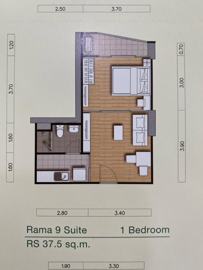 picture For Rent: Supalai Veranda Rama 9 - 11/11