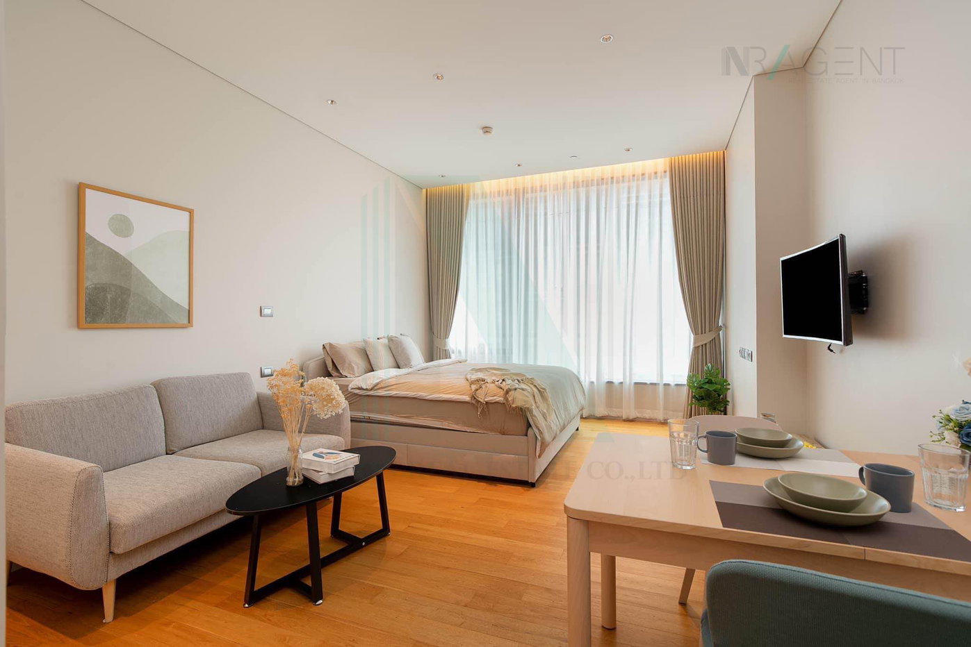 รูป 📣Nice room!📣 ให้เช่าคอนโด สินธร เรสซิเดนซ์ อาคาร 1 ชั้น 3 สตูดิโอ ขนาด 33.00 ตรม ใกล้ เซ็นทรัล เอ็มบาสซี่ - รูปที่ 5/8