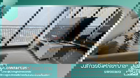 For sale: Supalai Loft Yaek Fai Chai Station condominium, 2 bedrooms, 2 bathrooms. Beautiful unit with built-in furniture, ready to move in.