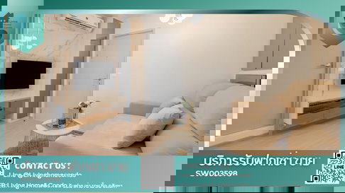 ขาย ASPIRE ASOKE - RATCHADA วิวสวนและสระว่ายน้ำ เฟอร์นิเจอร์ครบ พร้อมเข้าอยู่ ทำเลดี ใกล้ MRT พระราม 9-SW003598