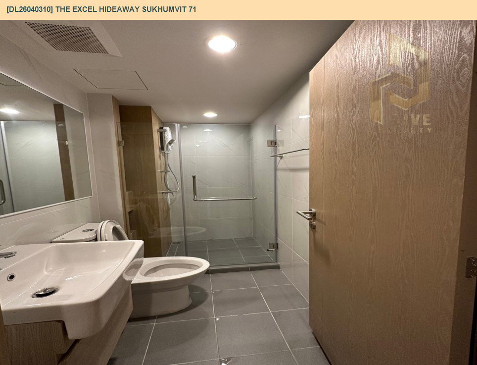 รูป DL26040310 ให้เช่าคอนโด ดิ เอ็กเซล ไฮด์ อะเวย์ สุขุมวิท 71 (The Excel Hideaway Sukhumvit 71) ใกล้ BTS อ่อนนุช พร้อมเข้าอยู่ โทรด่วน 0800343450 LineID @655ebbvc - รูปที่ 6/6