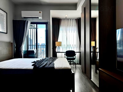 Condos for rent : 🚩 For Rent Condo IDEO RAMKHAMHAENG LAM SALI STATION Building 1, Floor 17,Studio, Room size 25 sqm