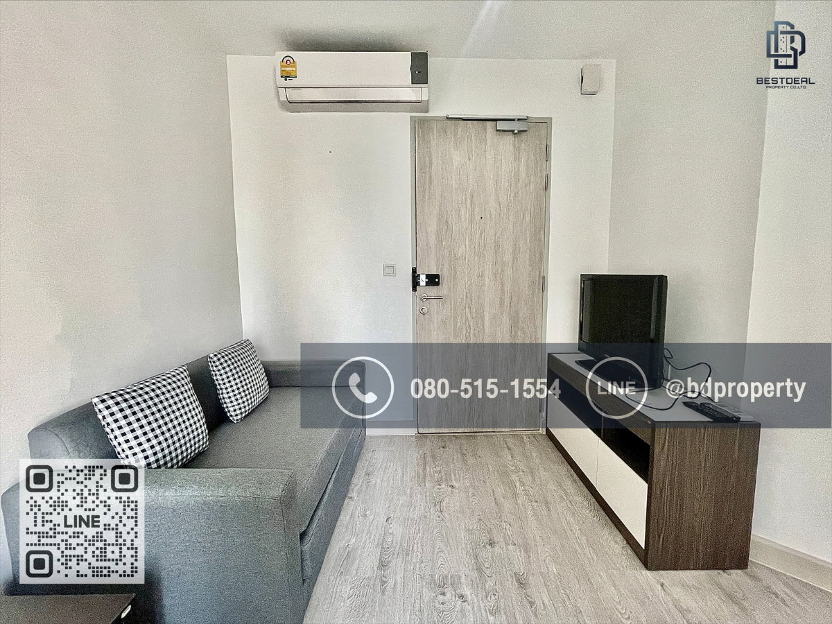 รูป Bestdeal ให้เช่า Studio 22ตรม.ราคา 13,000/เดือนเท่านั้น เฟอร์นิเจอร์และเครื่องใช้ไฟฟ้าครบ “IDEO MOBI RAMA 9” ใกล้MRT และ เซ็นทรัลพระราม 9 เพียง 80 ม. - รูปที่ 2/10