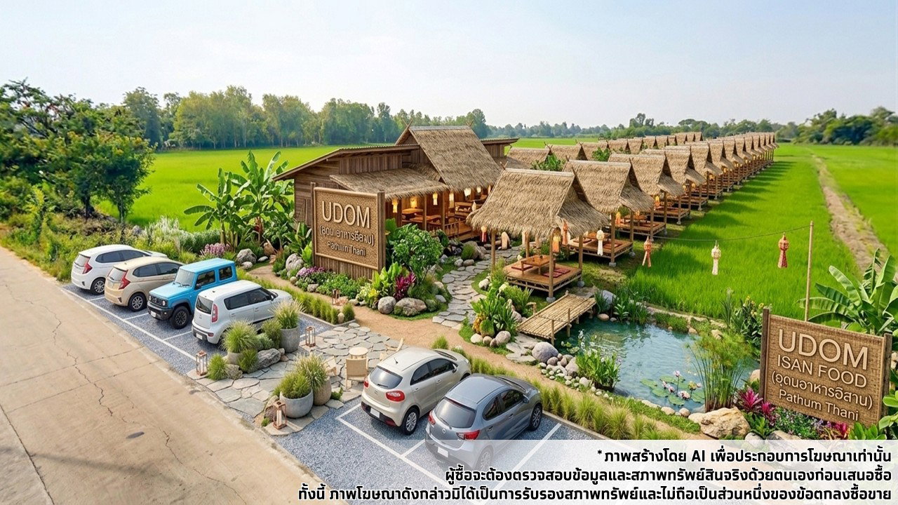 รูป ที่ดินเปล่า 3625 ตร.วา อำเภอลำลูกกา ปทุมธานี 9.2M - รูปที่ 4/7