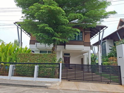 รูปภาพ 🏡 บ้านเช่าพร้อมสระว่ายน้ำ หางดง เชียงใหม่ ใกล้นานาชาติ บรรยากาศส่วนตัว 🏢 โครงการ: Lanna Montra Village Chiang Mai