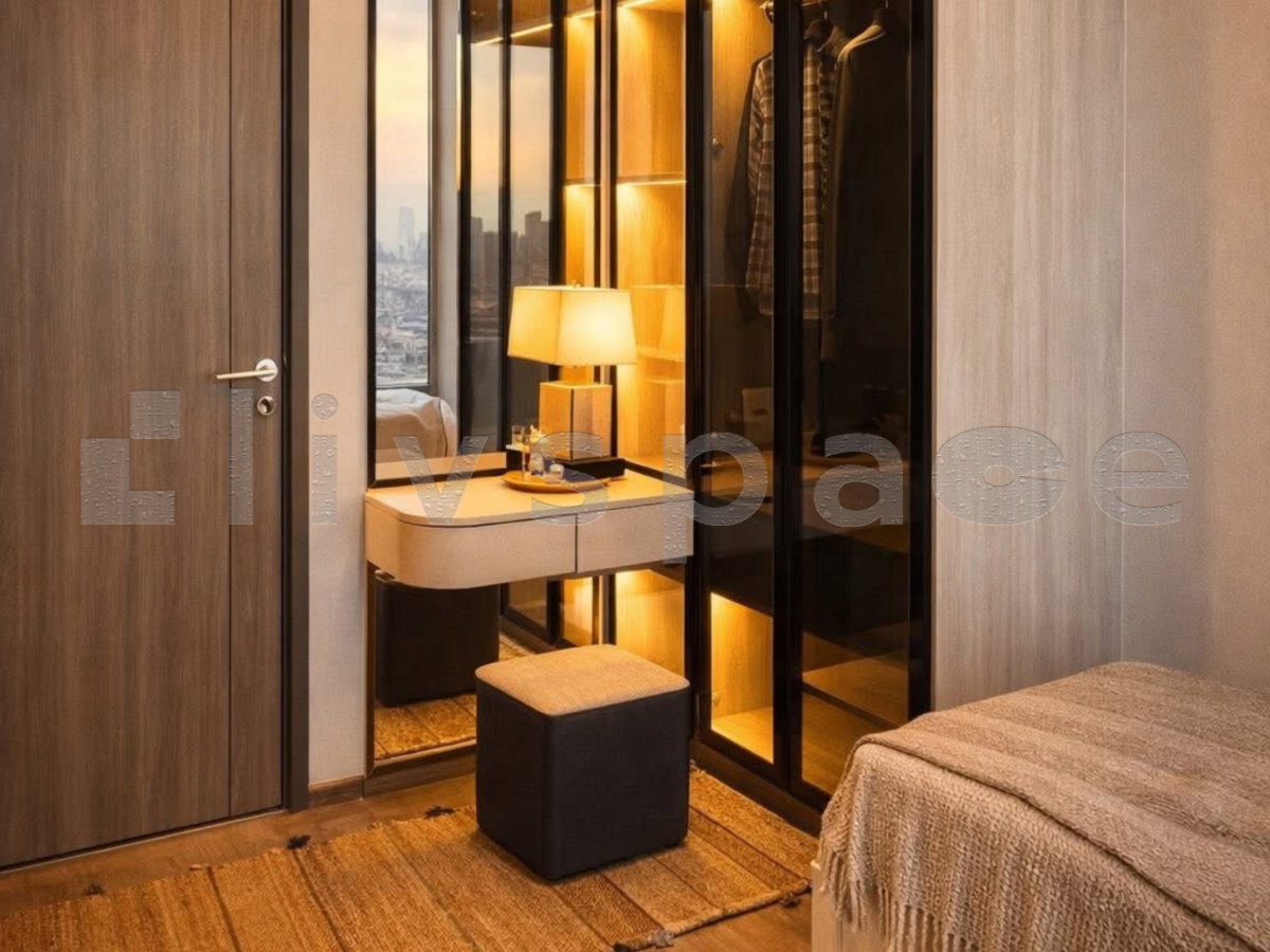 รูป ▚ LI140ツ ให้เช่า: Rhythm Charoenkrung Pavillion 2BR 98sqm. 79K ✨ ห้องไซส์ใหญ่ วิวสวย พร้อมห้องเมดและโซนซักล้างแยก ชั้นสูงทิศไม่ร้อน 🏙️ - รูปที่ 3/13