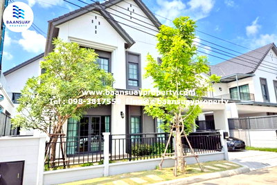 เช่าบ้านเดี่ยว บางพลี สมุทรปราการ : ให้เช่า บ้านเดี่ยว 2 ชั้น โครงการหรู The City บางนา  พร้อมเข้าอยู่ ใกล้ Mega บางนา